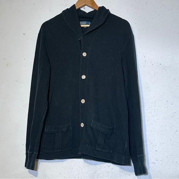 Polo By Ralph Lauren Button Front Shawl-Collar Long Sleeve Cardigan Size XL Mens